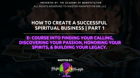 HOW TO CREATE A SUCCESSFUL  SPIRITUAL BUSINESS 💰| PART 1 (MASTERCLASS)