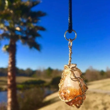 Attract Wealth + Success | Citrine Necklace